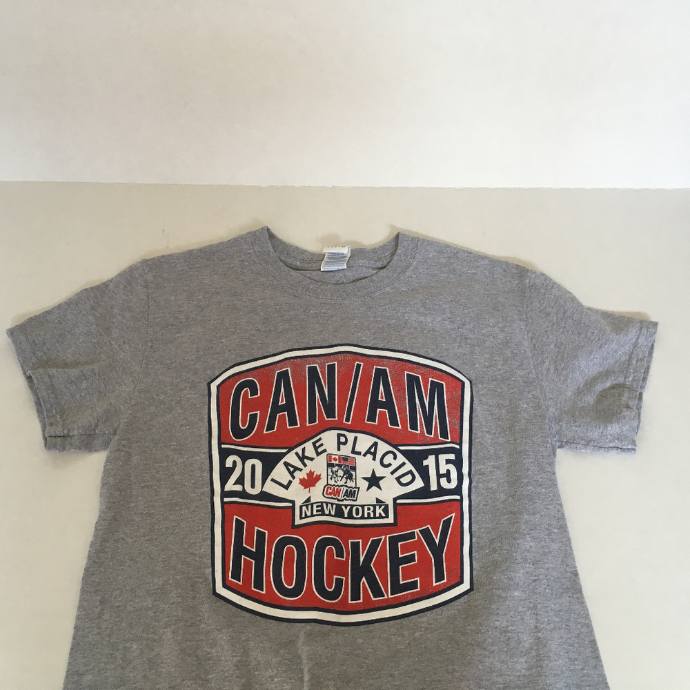 hockey lake Placid New York 2015 Tshirt CAN/AM